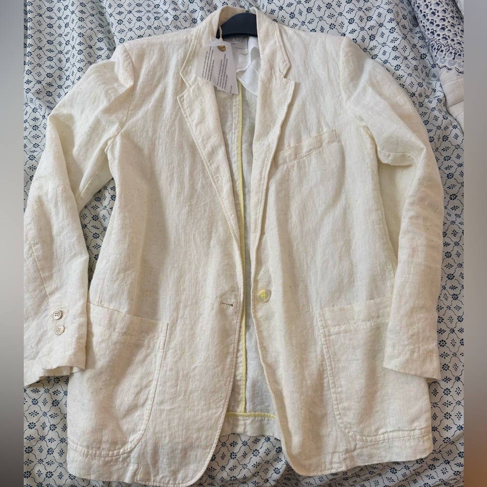 Forte Forte Cream Women's Blazer Jacket - size small NWT